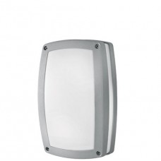 Φωτιστικό Πλαφονιέρα Ορθογώνια 2xΕ27 Αλουμινίου Γκρι IP54 3-55416